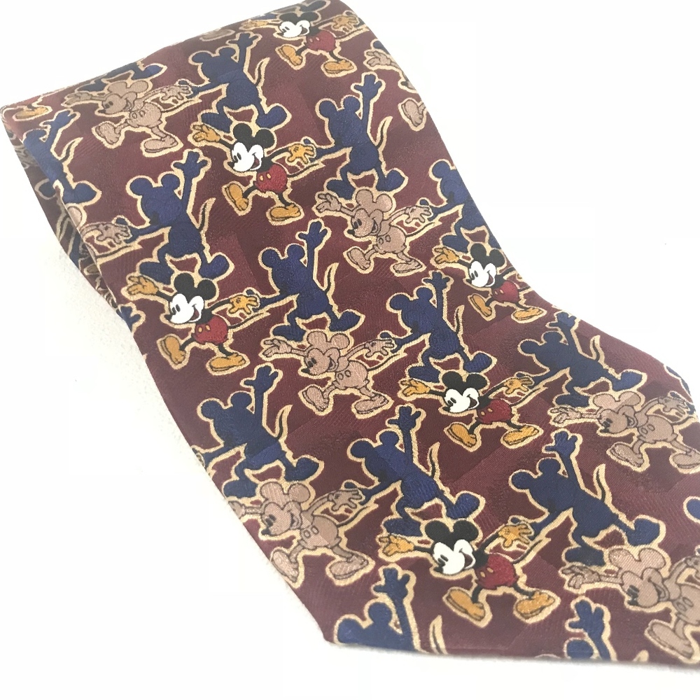 Mickey's Unlimited Mens Tie 100% Silk